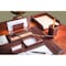 Dacasso Chocolate Brown Leather 8-Piece Desk Set DF-3412 - alternate 3